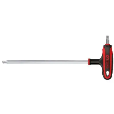 T-handle Torx key wrench, ball end, T9 