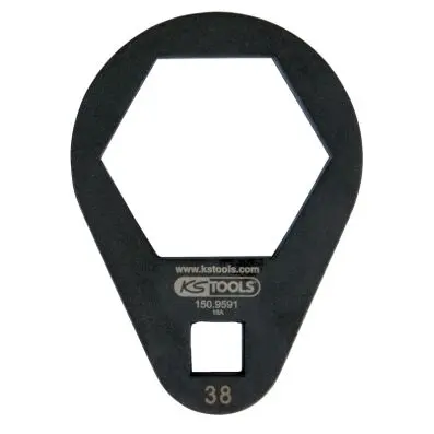 3/8" set of insert ring spanners, extra flat, 38 mm 