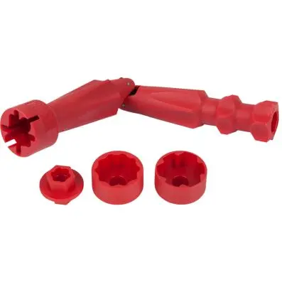 WC seat installation wrench set, 4 pcs 