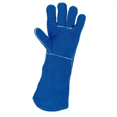 Welding leather gloves, long, 9 