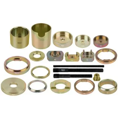 Silent bearing tool set for BMW rear axl es, 21 pcs 