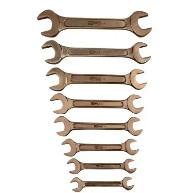 BRONZEplus Double open ended spanner set 8 pcs 
