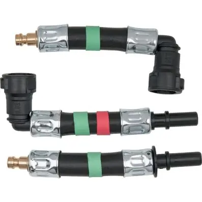 Adaptor set 3 part SAE 10 x 20 mm (green ) 