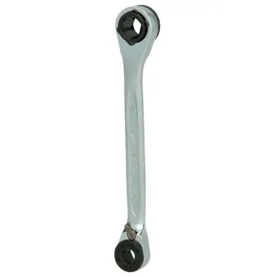 GEARplus mini reversible ratcheting span ner, 1/4"x5/16" 