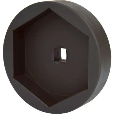 1" Axle nut socket, 6 point, short, 155m m 