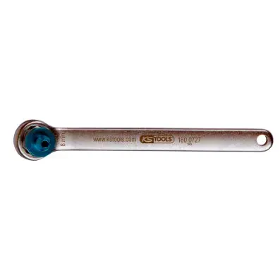 Brake bleeding spanneret, extra-short, 8 mm, Blue 