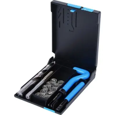 Stainless steel thread repair set M12x1, 5x16,5mm, 14 pcs 