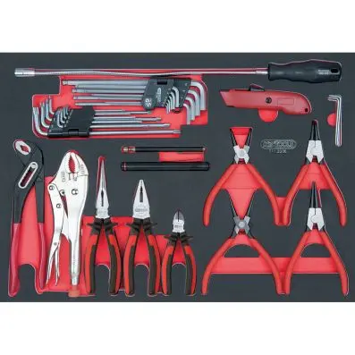 SCS pliers and wrench set, 36 pcs, 1/1 s ystem insert 