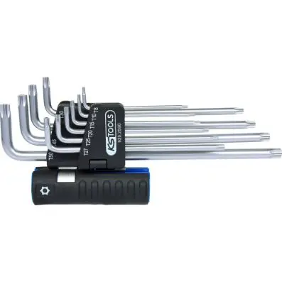 3 in 1 Torx tamperproof key wrench setg, 10 pcs extra long 