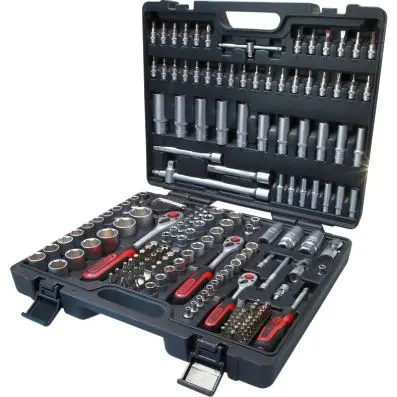 Pipenøkkelsett 1/4"+3/8"+1/2", 179 pcs KS Tools 