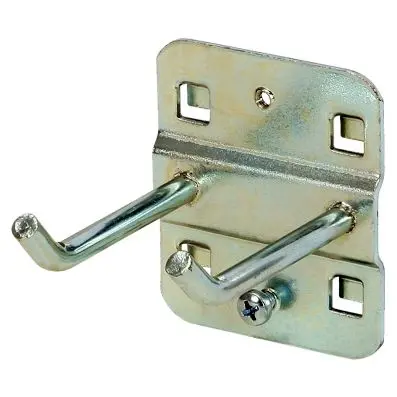 Double tool holder with angled hook end, Ø 6 mm, 50mm 