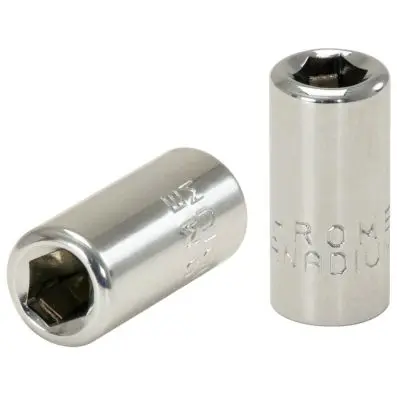 1/4" CHROMEplus Bit adaptor socket 