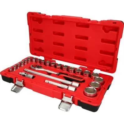 1/2" Socket set, 24 pcs 