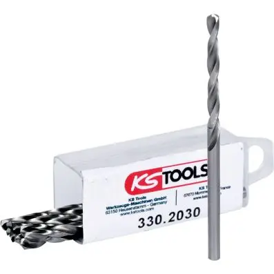 HSS-G twist drill, pack of 10, 3,0mm 