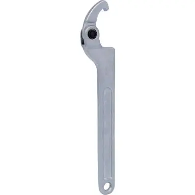 Flexible hook wrench with nose, 13-35mm 