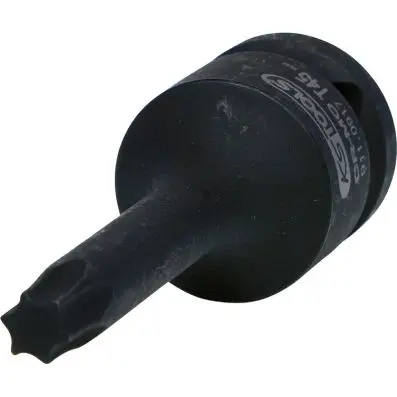 1/2" Impact socket for Torx screws, long , T45 