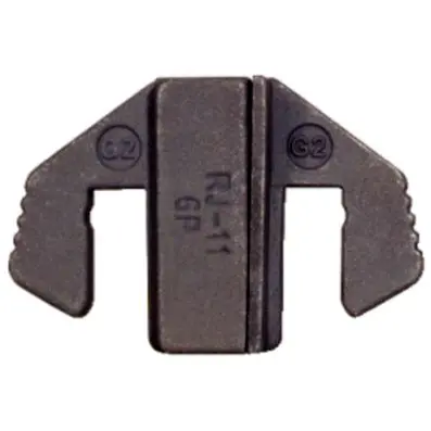 Crimp head for non shielded WE plugs 6P2 K, 6P4K, RJ11, 6P6K/RJ12 