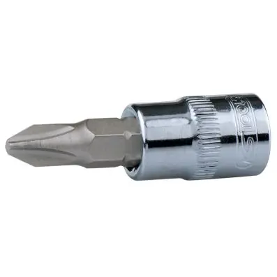 1/4" CHROMEplus Bit socket, PH1 