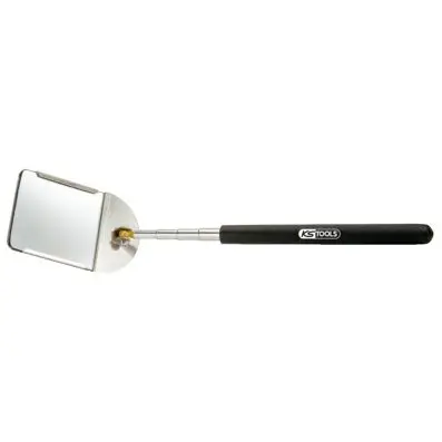 Telescopic inspection mirror, 178-860mm, 57x63mm 