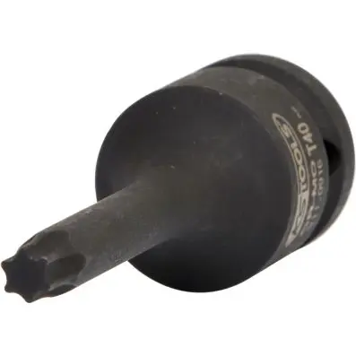 1/2" Impact socket for Torx screws, long , T40 