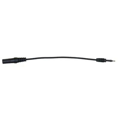 4.0 mm input socket on 1.5 mm test adapt er plug, round (black) 