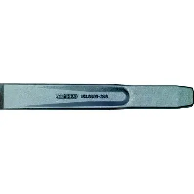 Flat chisel, oval, 200x27mm, silver 