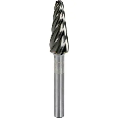 Milling burr, round cone design, long 