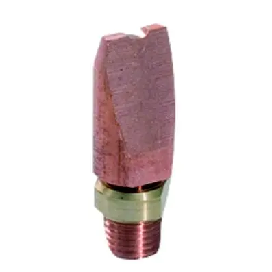 Welding electrode for corrugated wire 