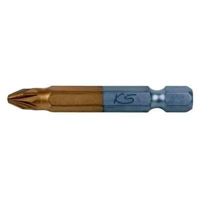 1/4" TiN Bit,50mm,PZ2 