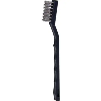 Steel wire spark plug wire brush 2 rowed , 170mm 
