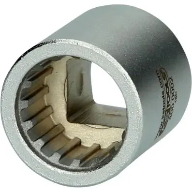 1/2" special socket with special profile , matt, 30 mm 
