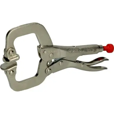 C-clamps with pads-American type, 0-25mm 