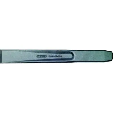 Flat chisel, oval, 250x31mm, silver 
