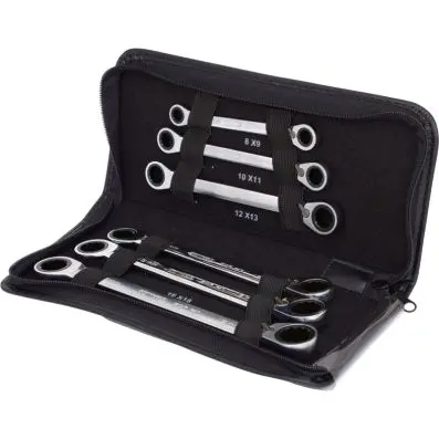 GEARplus reversing double ratchet ring s panner set, 6 pcs 