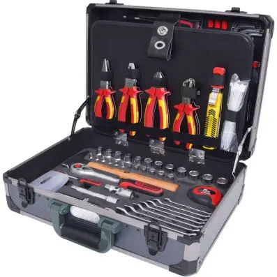 1/4" + 1/2“ Electrians tool set, 128 pcs 