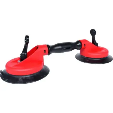 Tilting suction holder with 2 double joi nted heads, 80 kg 