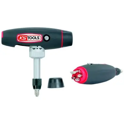 T-handle ratchet bit screwdriver, 1/4" 