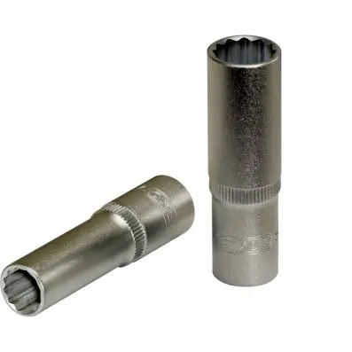 3/8" 12 Point socket, deep, 19 mm 