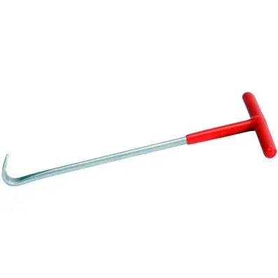 Specially exhaust hook tool for exhaust profile rubber mountings 
