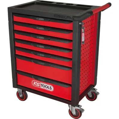 RACINGline BLACK/RED tool cabinet with 7 drawers 