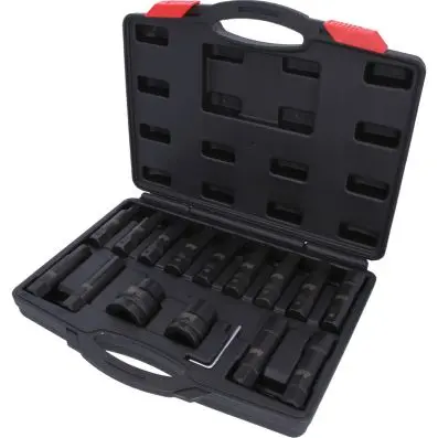 3/4+1" Impact bit socket and impact sock et set, 16 pcs 