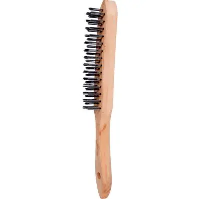 Steel hand wire brush 3 rowed, 290mm 