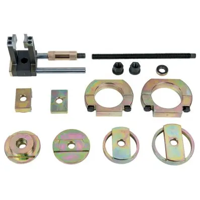 Silent bearing tool set for BMW rear axl es, 13 pcs 