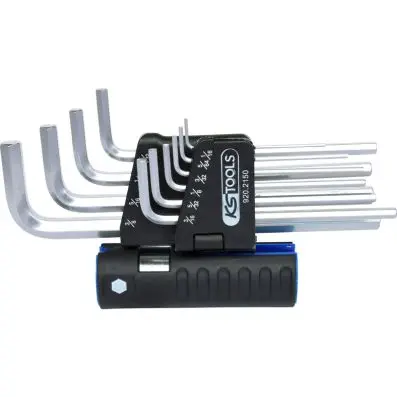 3 in 1 Hexagon key wrench set,10 pcs lon g, imperial 