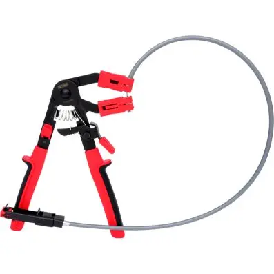 Hose clamp pliers with bowden cable, 730 mm 
