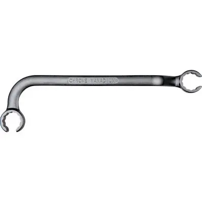 Double open ring injection spanner, 17 x 17 mm 