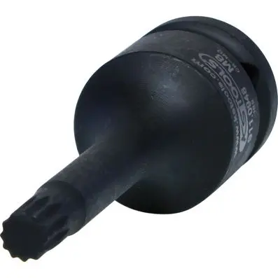 1/2" Impact bit socket for spline( XZN) screws, long, M8 