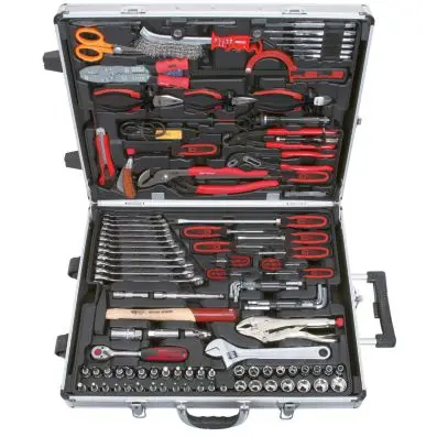3/8" CHROMEplus Universal tool set, 172 pcs 