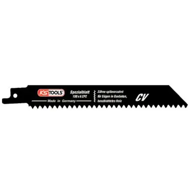 Sabre saw blades, CV, 150mm, 4,2mm, pack of 5 