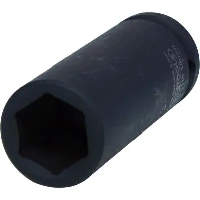 1/2" Hexagon impact socket, deep, 18mm 